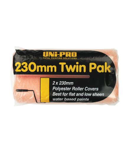 Twin Pack 230mm x 9mm Roller Covers